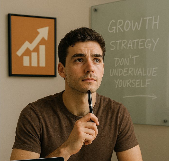 How to grow fast without under valuate yourself